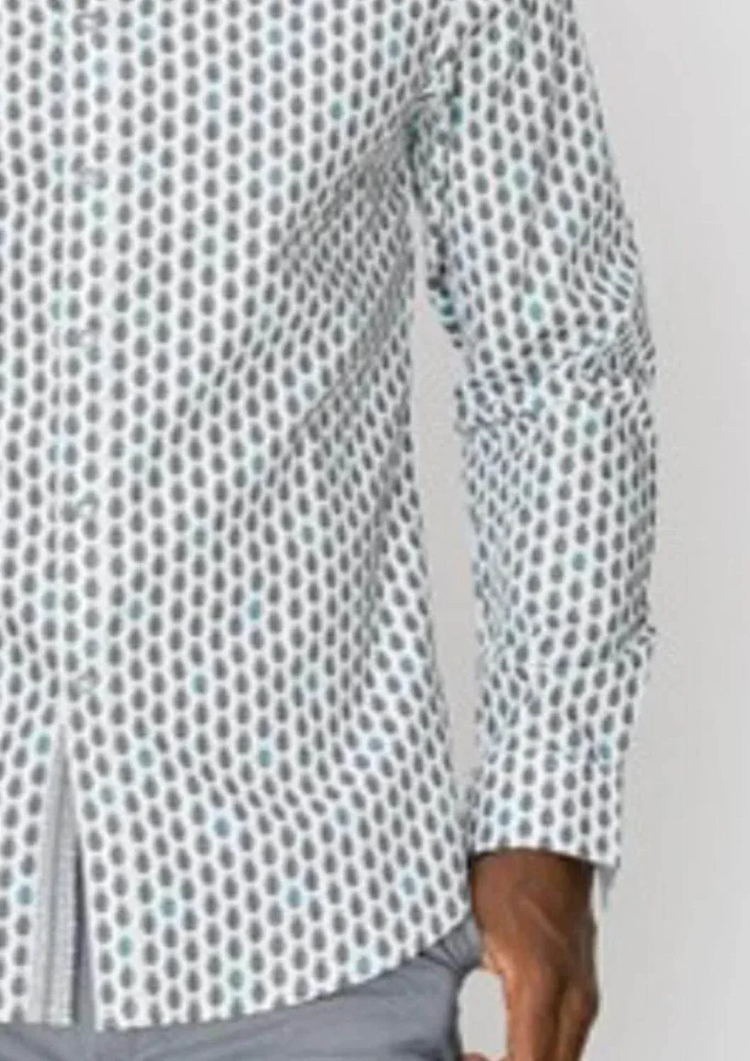 Pineapple Button Down Dress Shirt