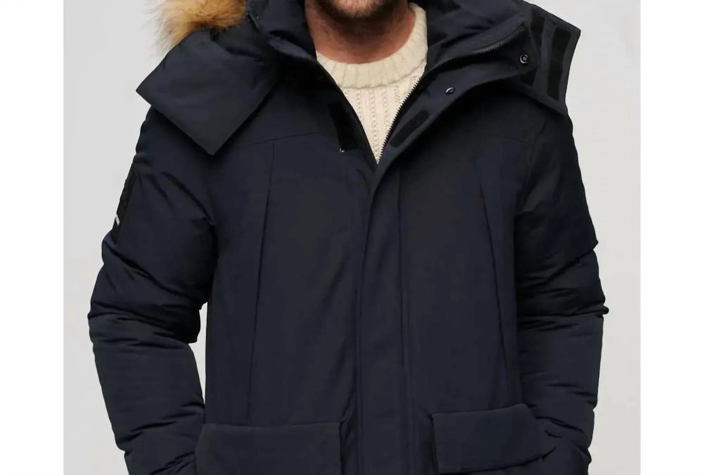 Unisex Xpd Everest Parka Kapuzen-Isolationsmantel mit durchgehendem Reißverschluss