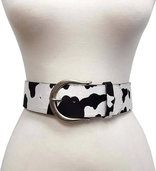 Women's Animal Print Jean Belt