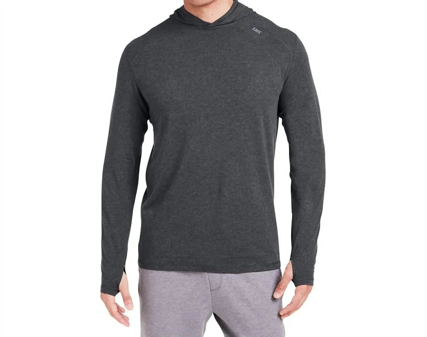 Herren Carrollton Leichtes Langarmshirt mit Kapuze