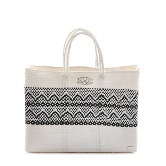 Women's Travel Handmade Aztec Band Tote Bag With Clutch