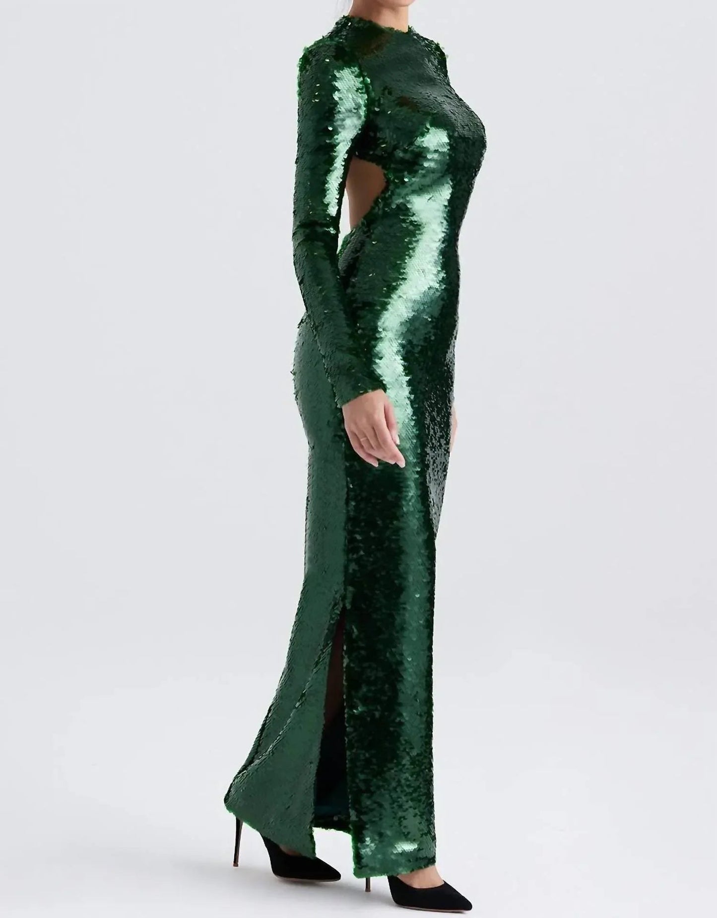Belle Sequin Maxi Dress