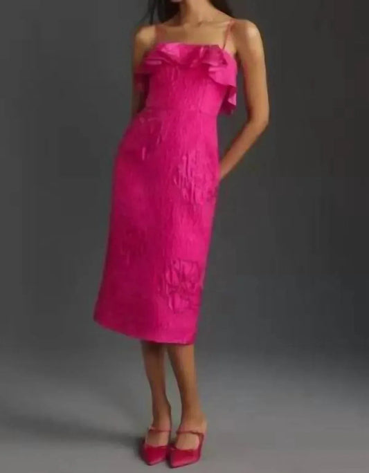 Women's Cynthia Jacquard Midi Dress