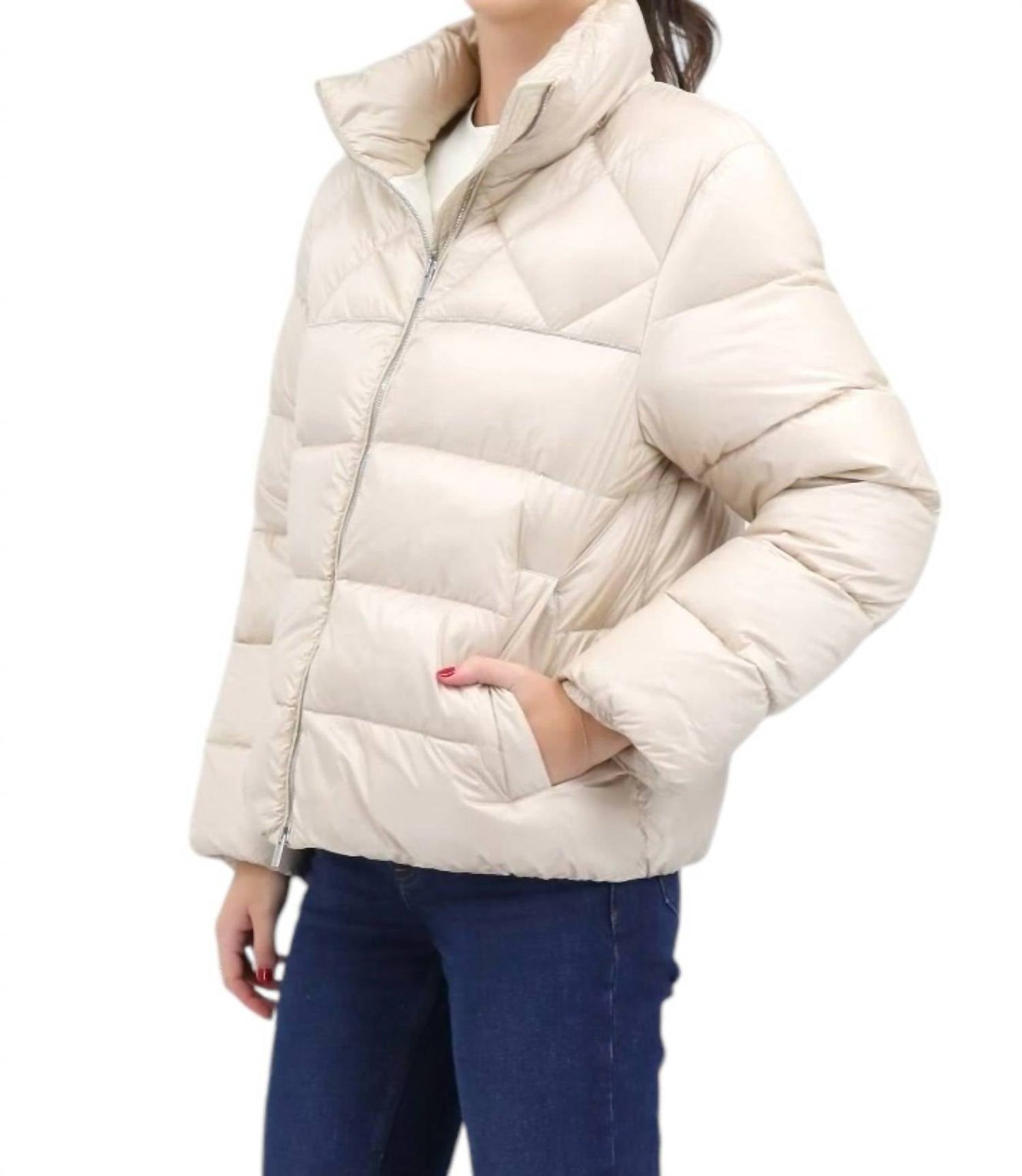 Gesteppte Nylonjacke