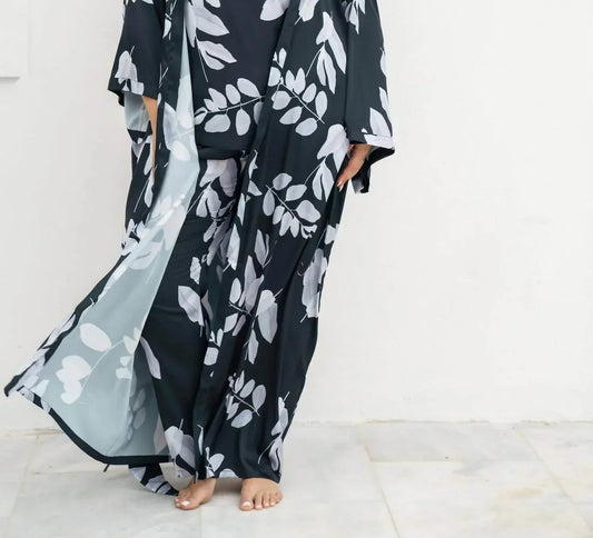 Floral Maxi Robe - Plus