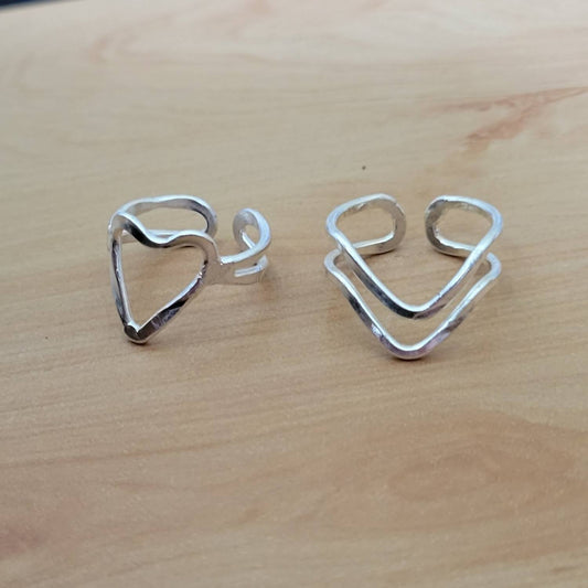 Women's Double Chevron Ring