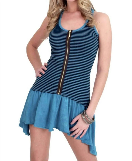 Y2k Zipper Tank Dress