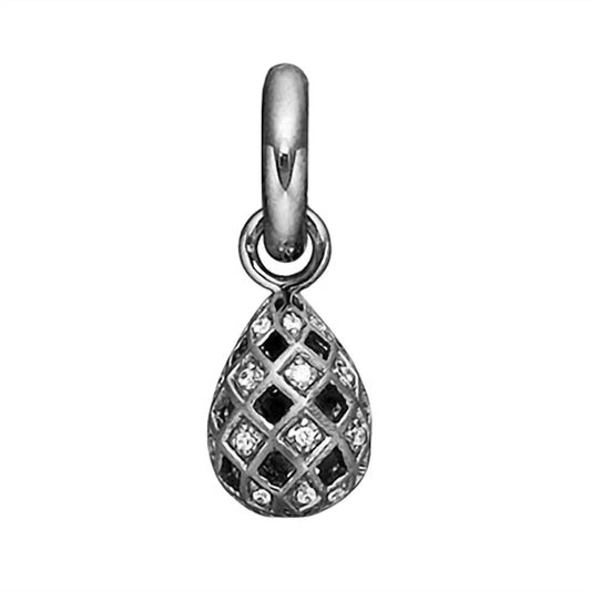Women's Plated Harlequin Drop Charm