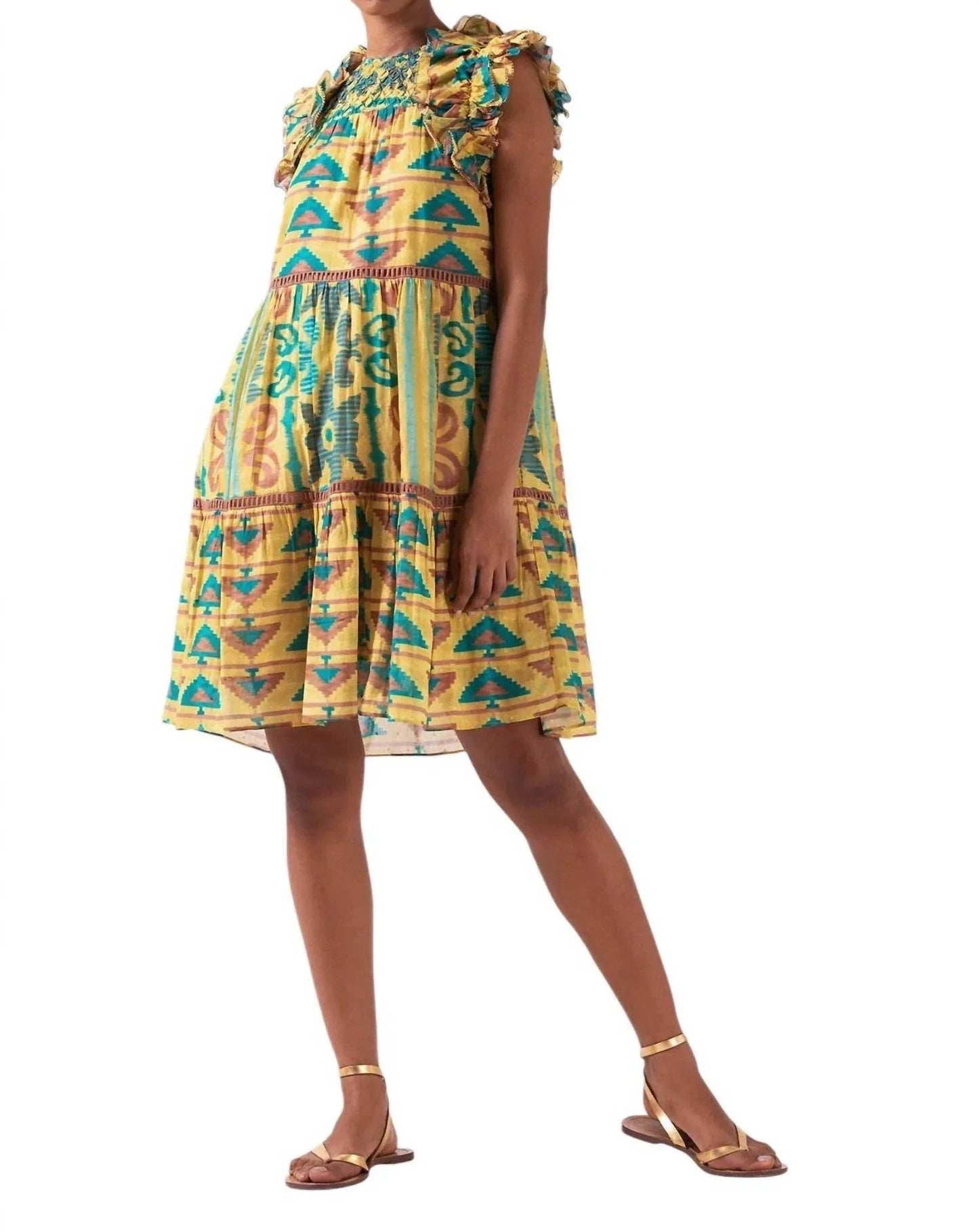 OLGA MINI TIERED DRESS