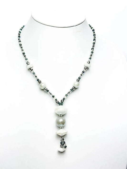Women's Murrano Glass Necklace With Pendant
