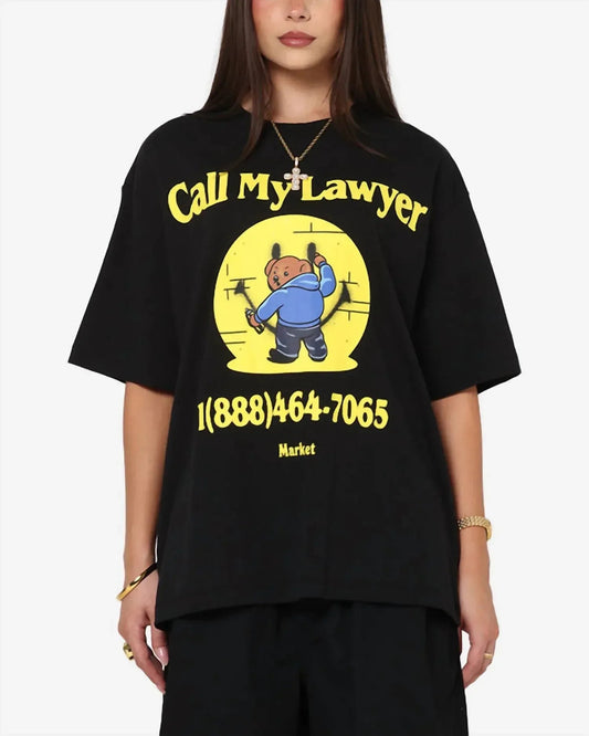 Call My Lawyer Spray Can Bear T-shirt