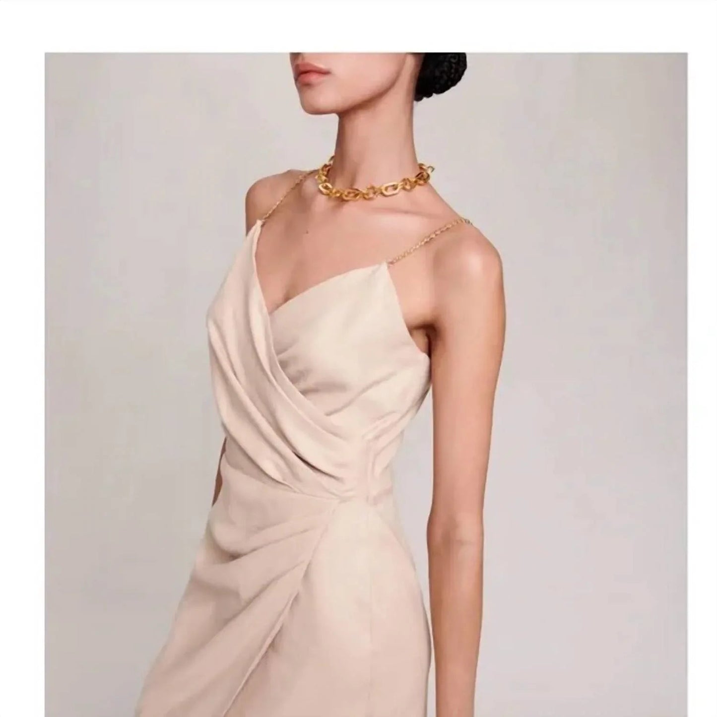 Drapiertes Minikleid