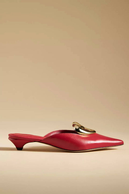 Women's Heart Mule Heels