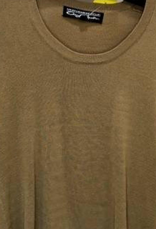 Women Knit Scoop Neck Long Sleeve Sweater