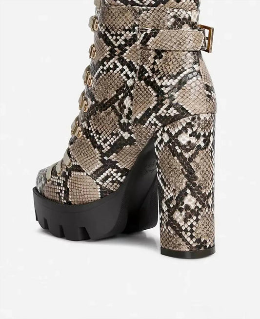 Women's Spruce Motorcyle Heeled Boot