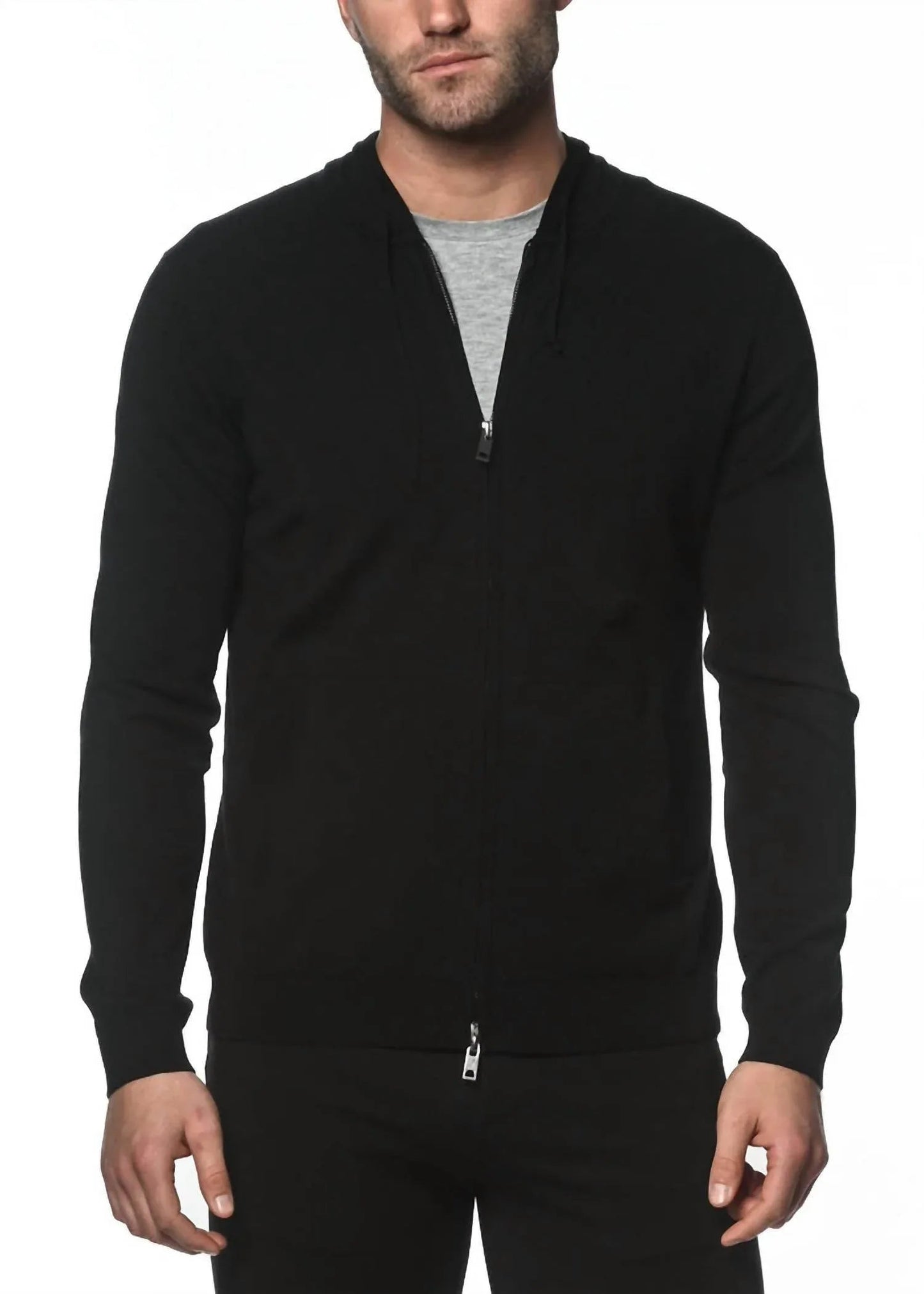 Knitted Zip Hoodie