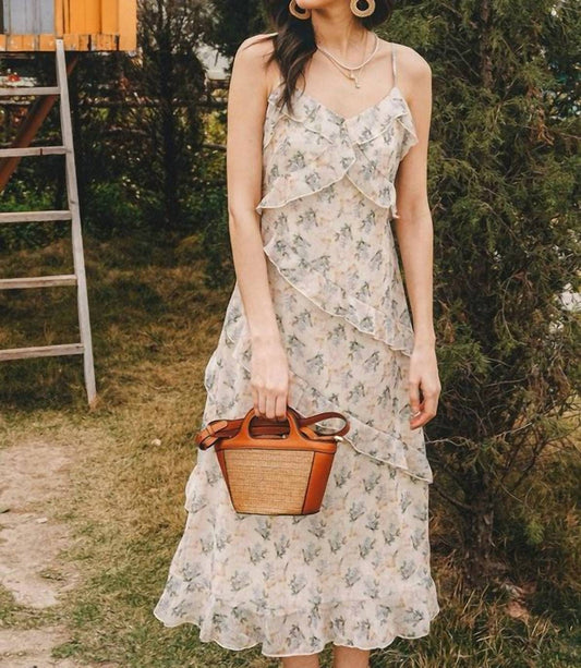 Breezy Floral Midi Dress