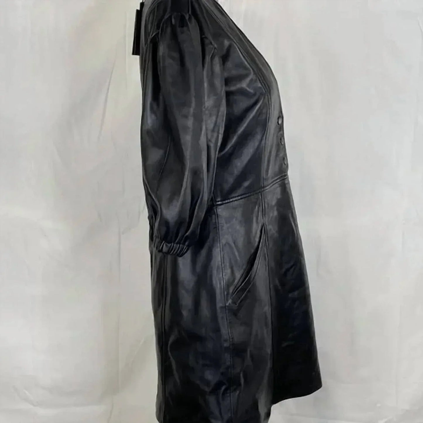 Damen Katie Minikleid mit Puffärmeln