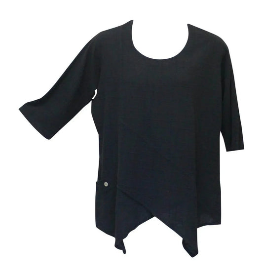 Women's Dotty Gauze Cotton Ginger Tunic