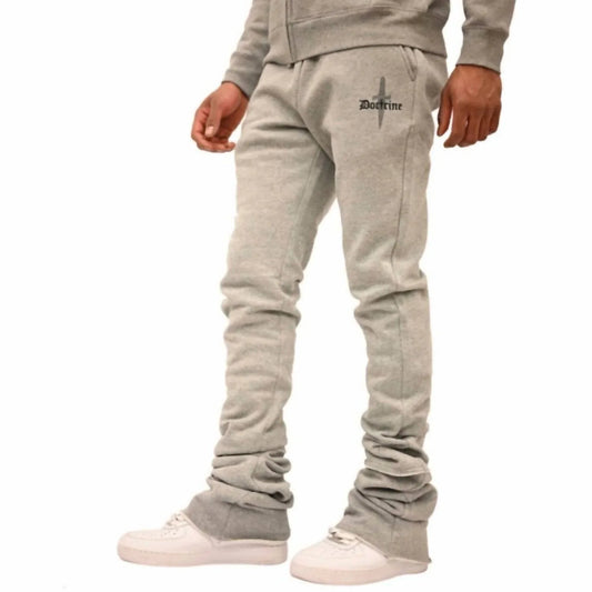 Dagger Stacked Flared Joggers Pants