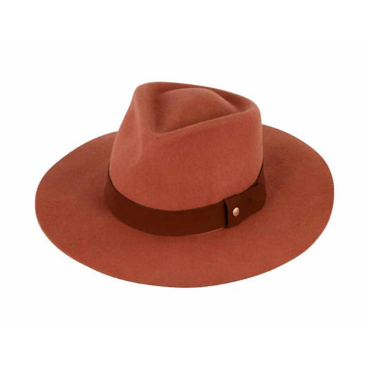Damen-Fedora mit breiter Krempe „Cara“