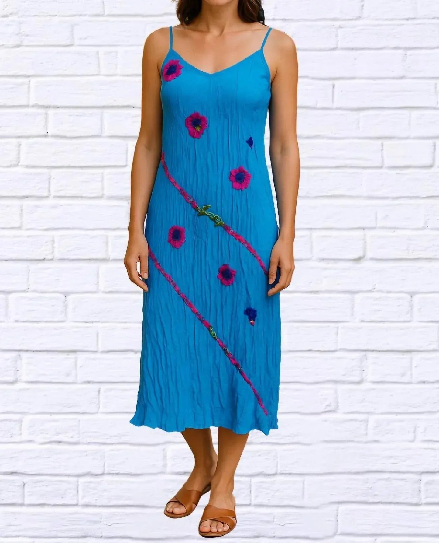 Sibella Crushed-Kleid
