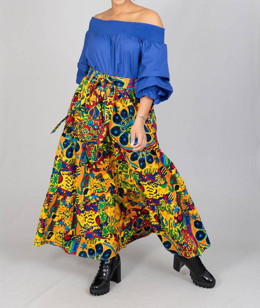 Maxirock mit afrikanischem Print