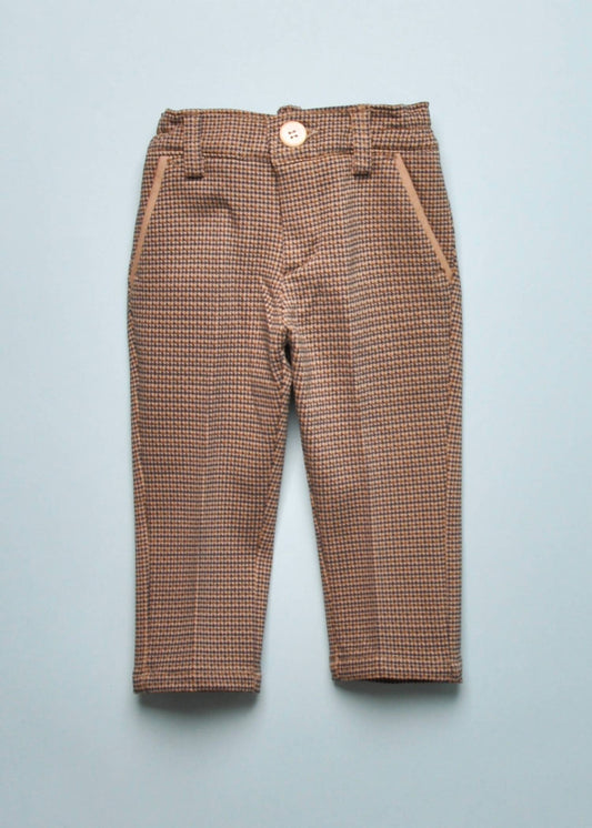 Boys Herringbone Pantalone