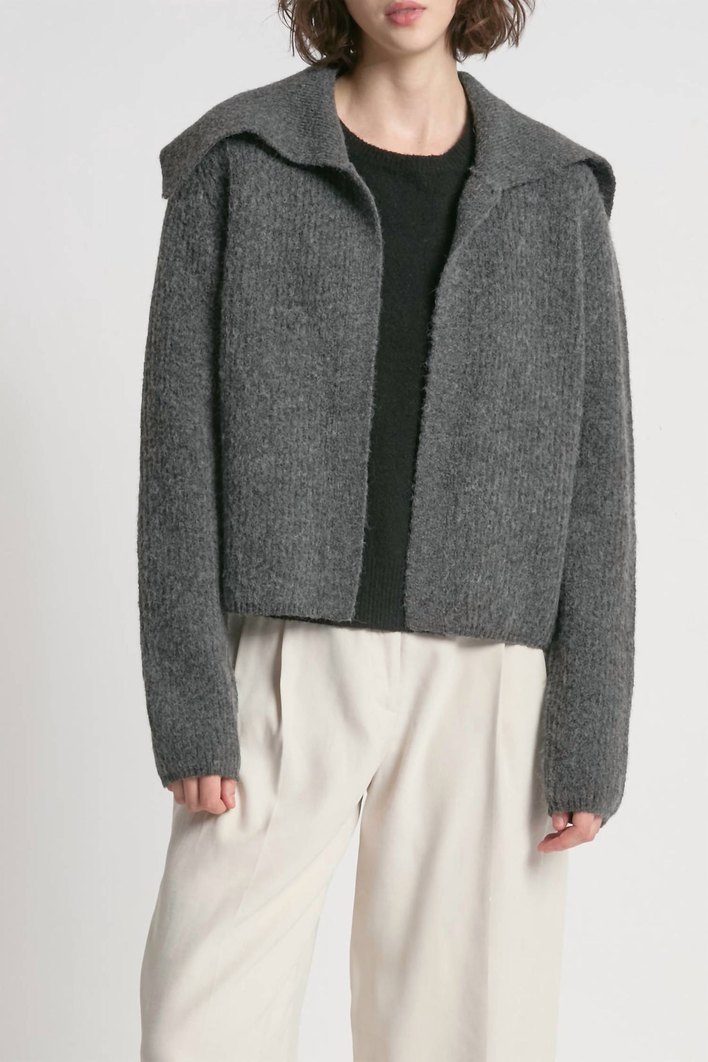 Sailor Collar Cardigan