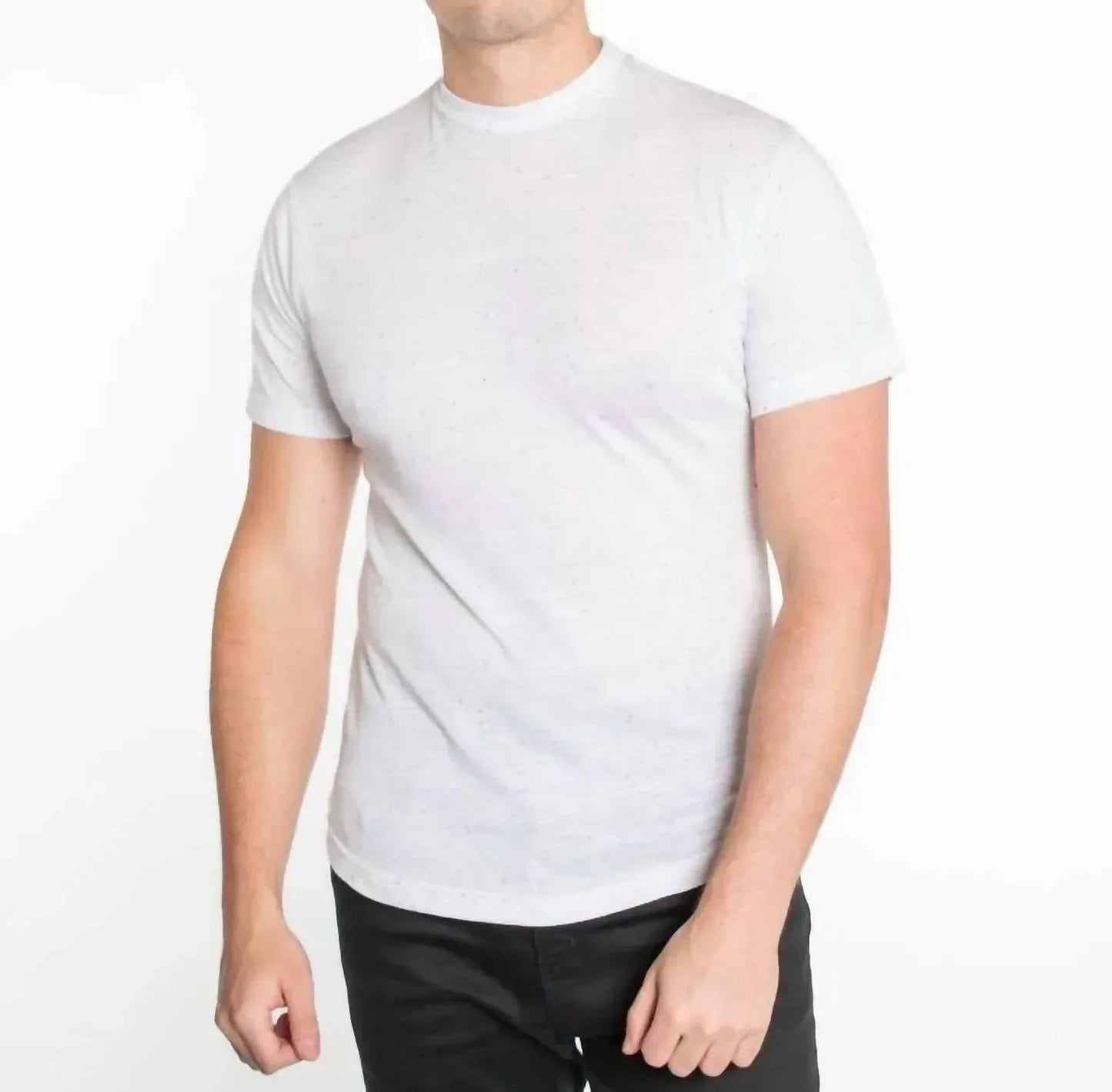 Hemdkurve Premium Baumwoll-Rundhals-T-Shirt