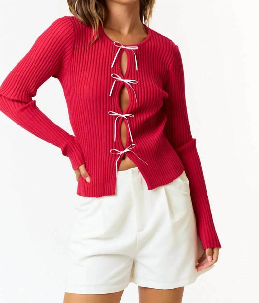 Bow Cut Sweater