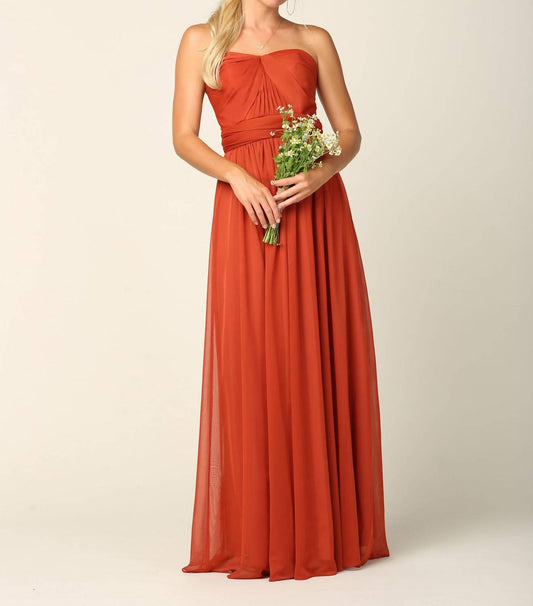 Convertible Long Bridesmaids Dress