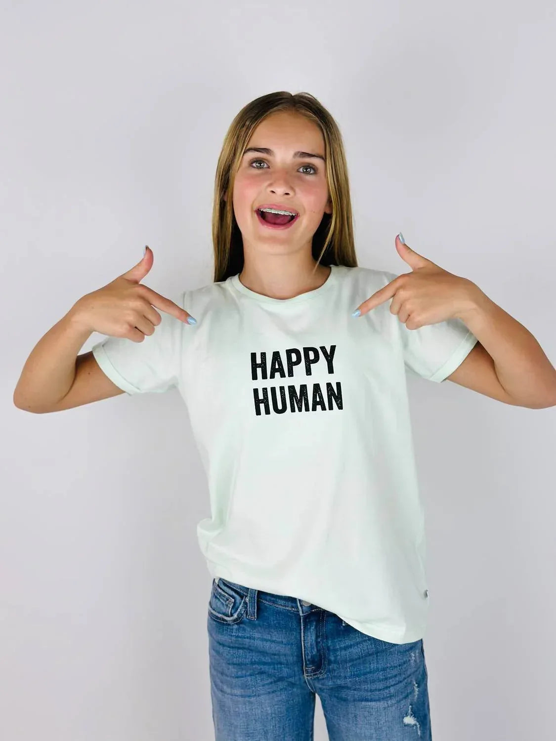 Glückliches Mensch T-Shirt
