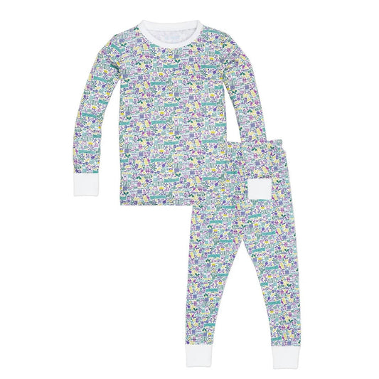 Boys' Two Piece Print Pajamas