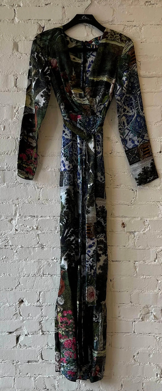 Women's Ottoman And Pirate Bird Full Length Dress