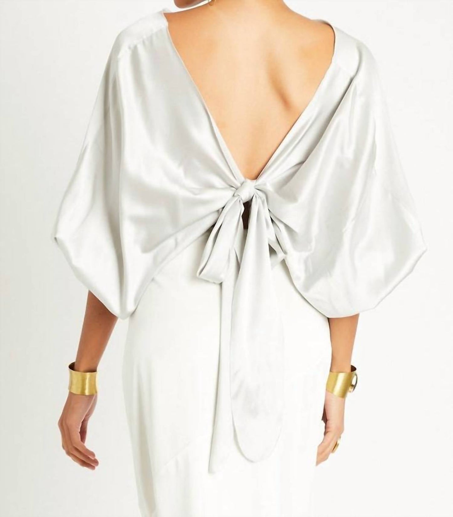 Ali Silk Wrap Top