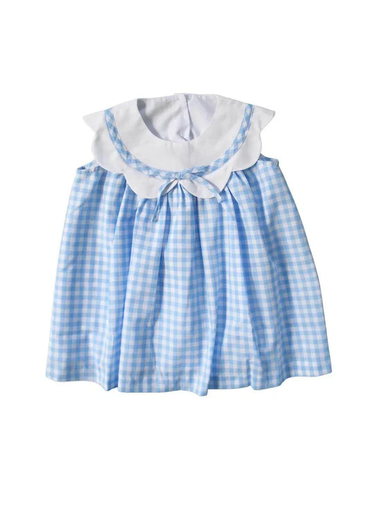 Girl's Charlotte Scalloped Dress