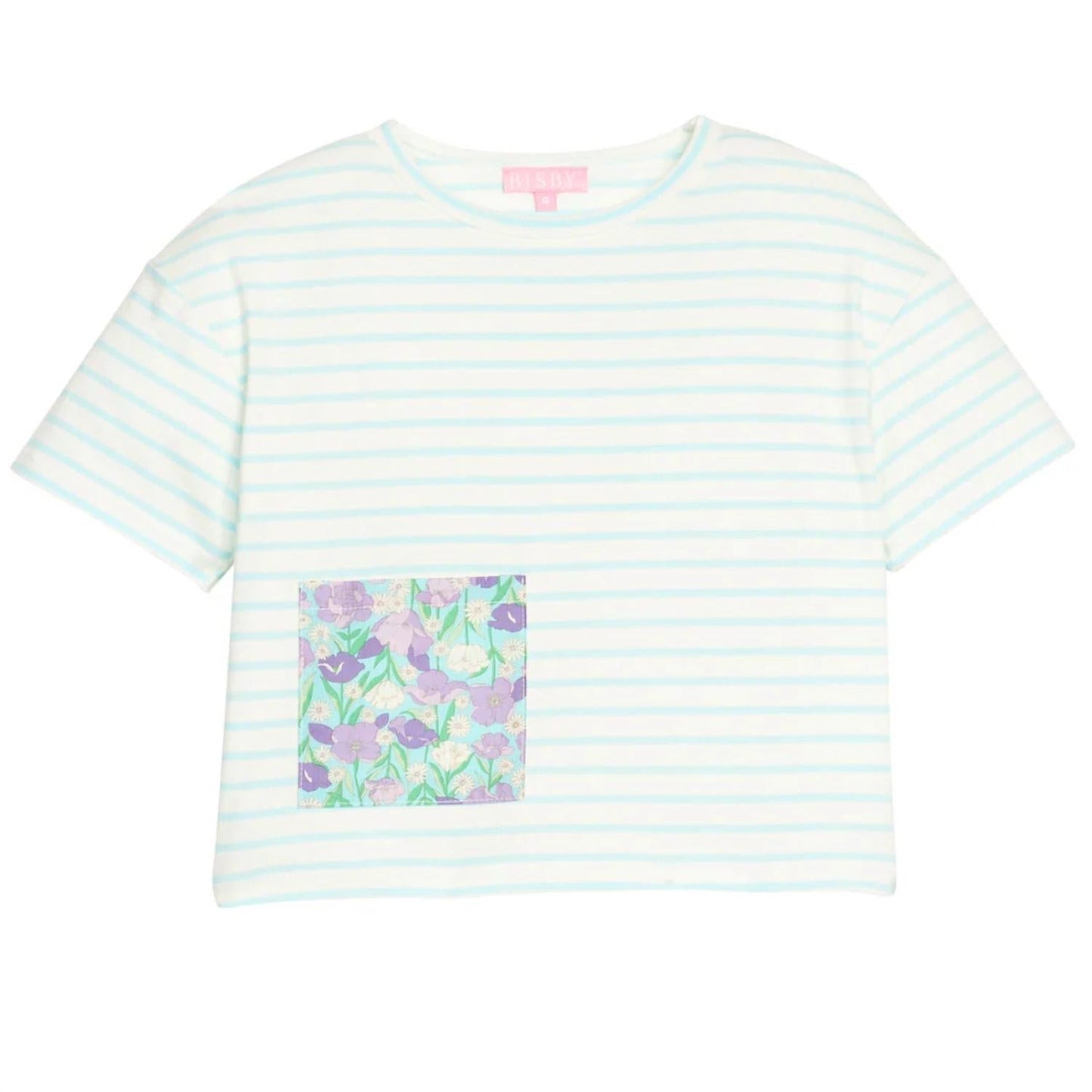 Kastiges Pullunder-T-Shirt