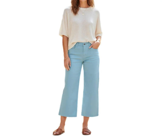 Weite Cropped-Culotte-Hose