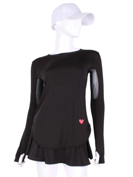Women's Long Sleeve Crew Tennis Tee