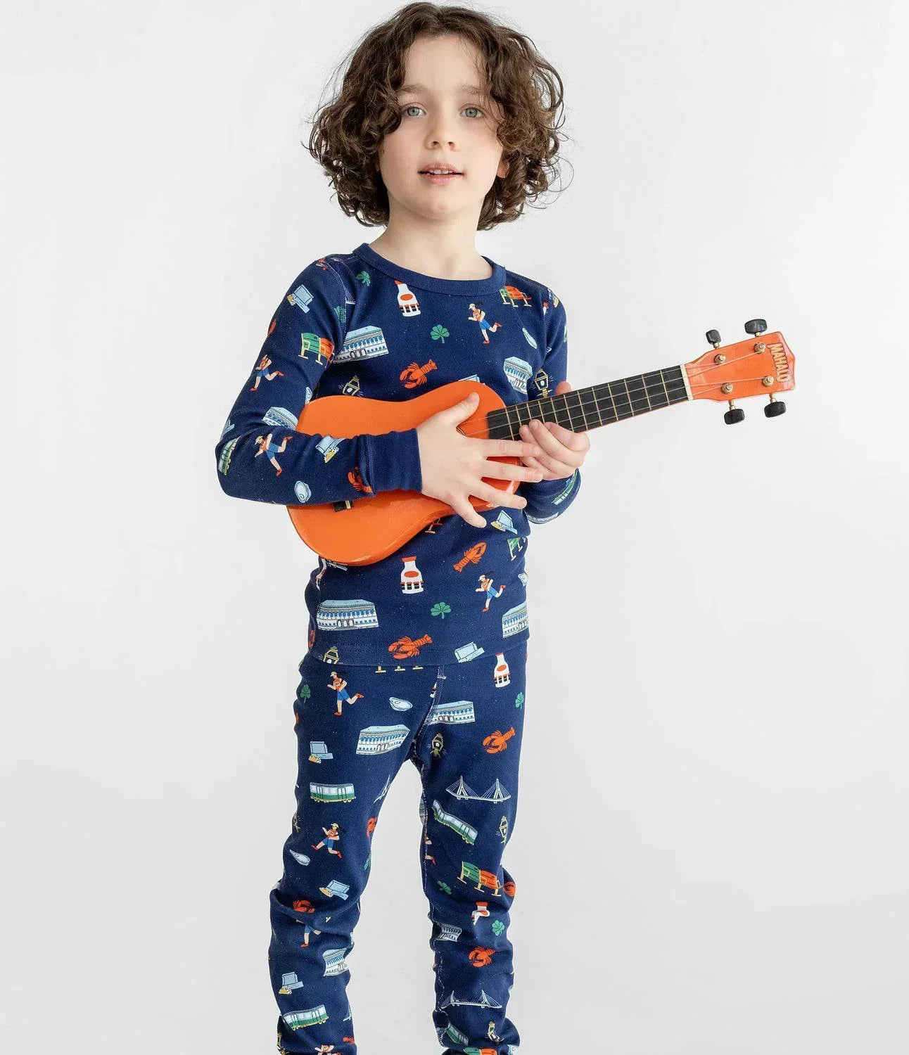 Jungen-Schlafanzugset „Goodnight Boston“