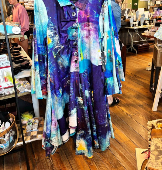 Women's Paneled Coat Dress