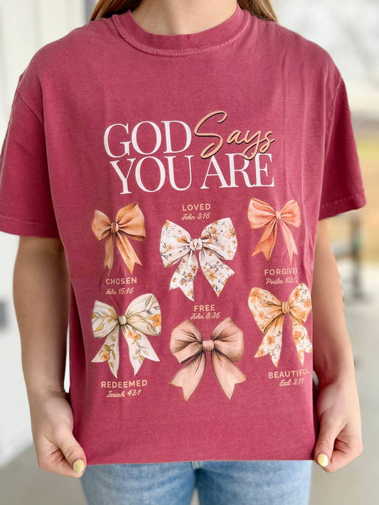 Gott sagt, du bist T-Shirt
