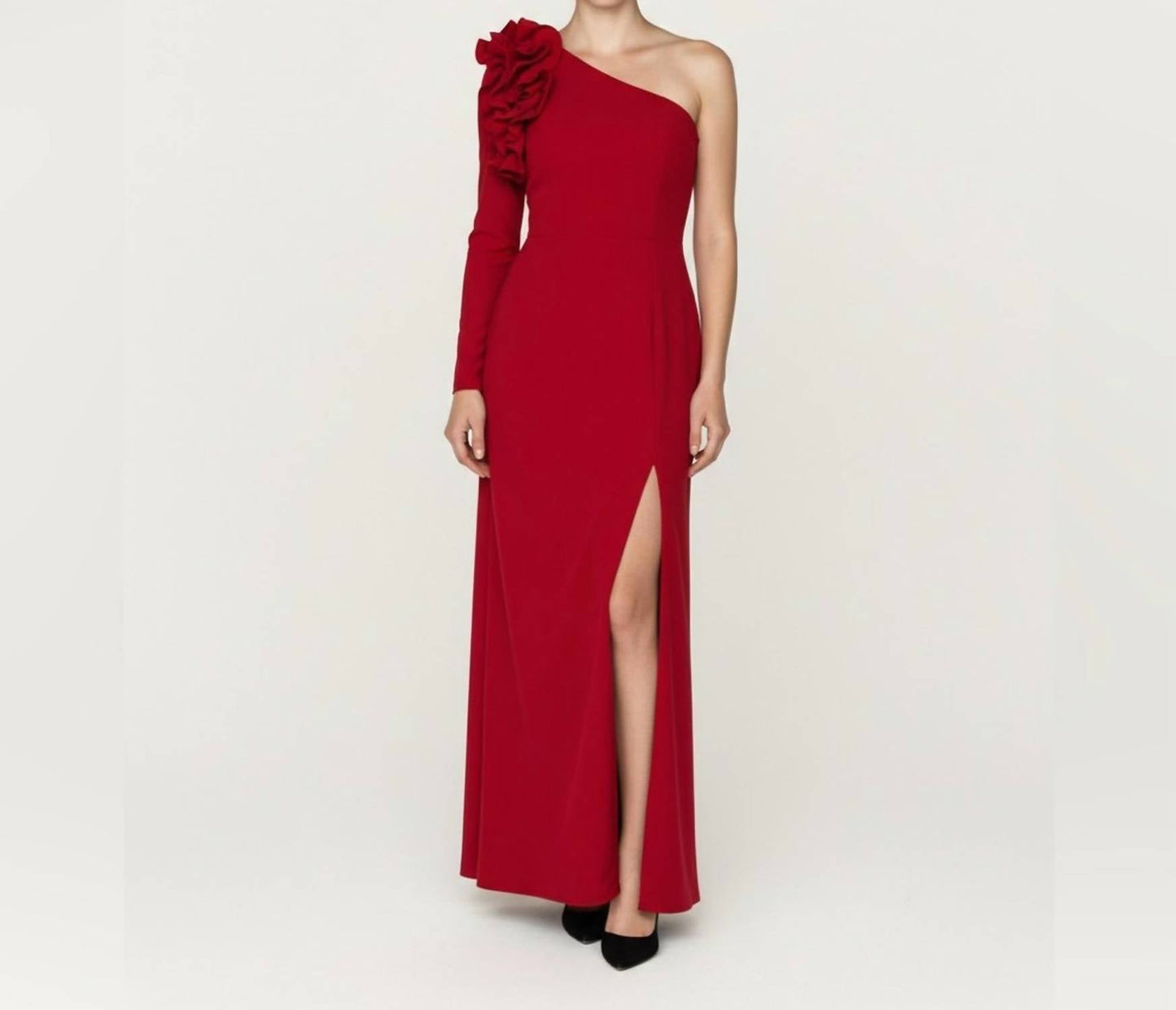 Elegant One-shoulder Maxi Dress