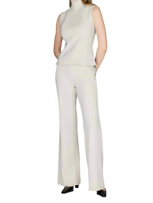 Back Zip Flare Pant