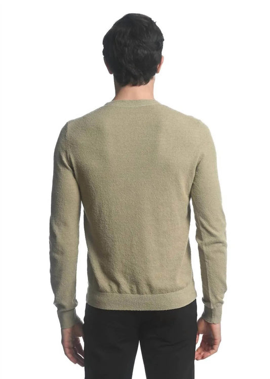 Boucle Knitted Crew Sweater