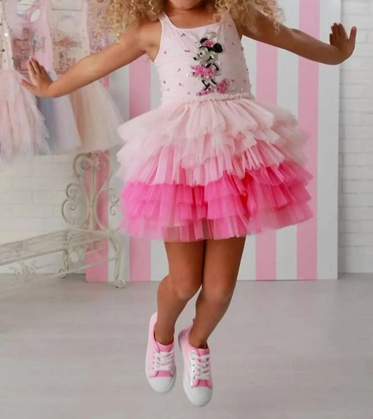 Minnie-Rüschenrock-Kleid für Kinder