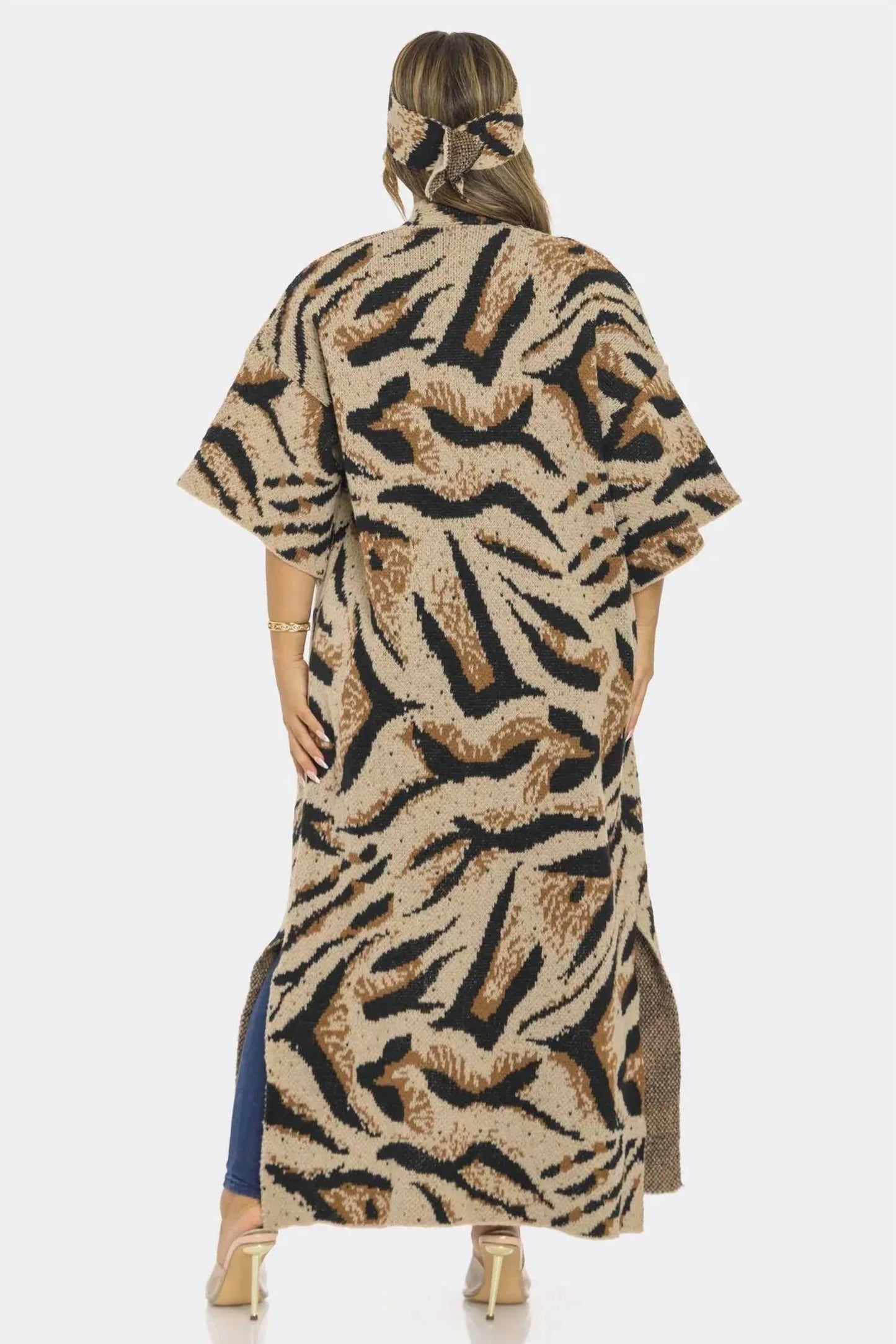 Printed Cardigan