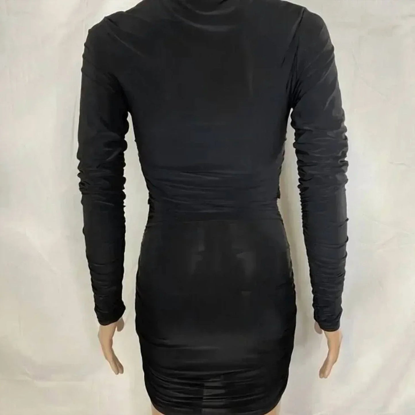Women’s Ruched Mesh Dress