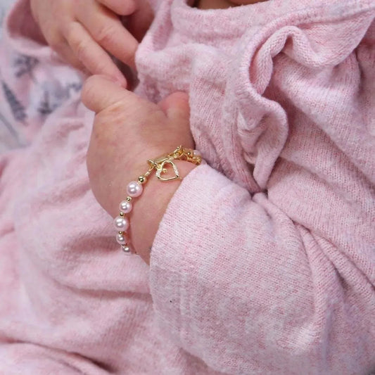 Kid's Larkin Pearl mit Herzarmband